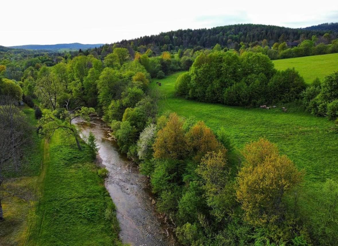 Chatka Wagabundy Wola Michowa Buitenkant foto